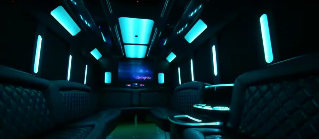 Inside Party Bus
